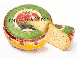 Gouda with Tomato and Olives